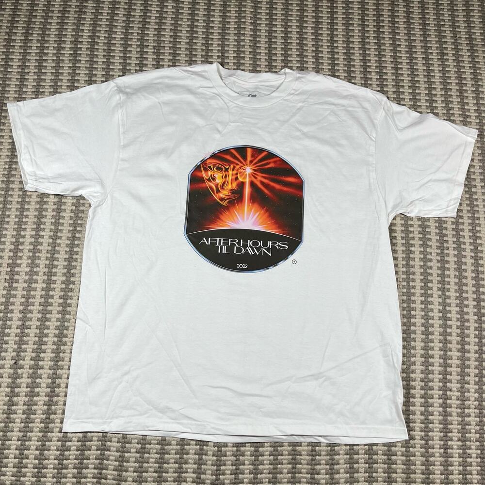 The Weeknd After Hours Global Stadium Tour 2022 White Tee T Shirt Men’s Sz 2XL